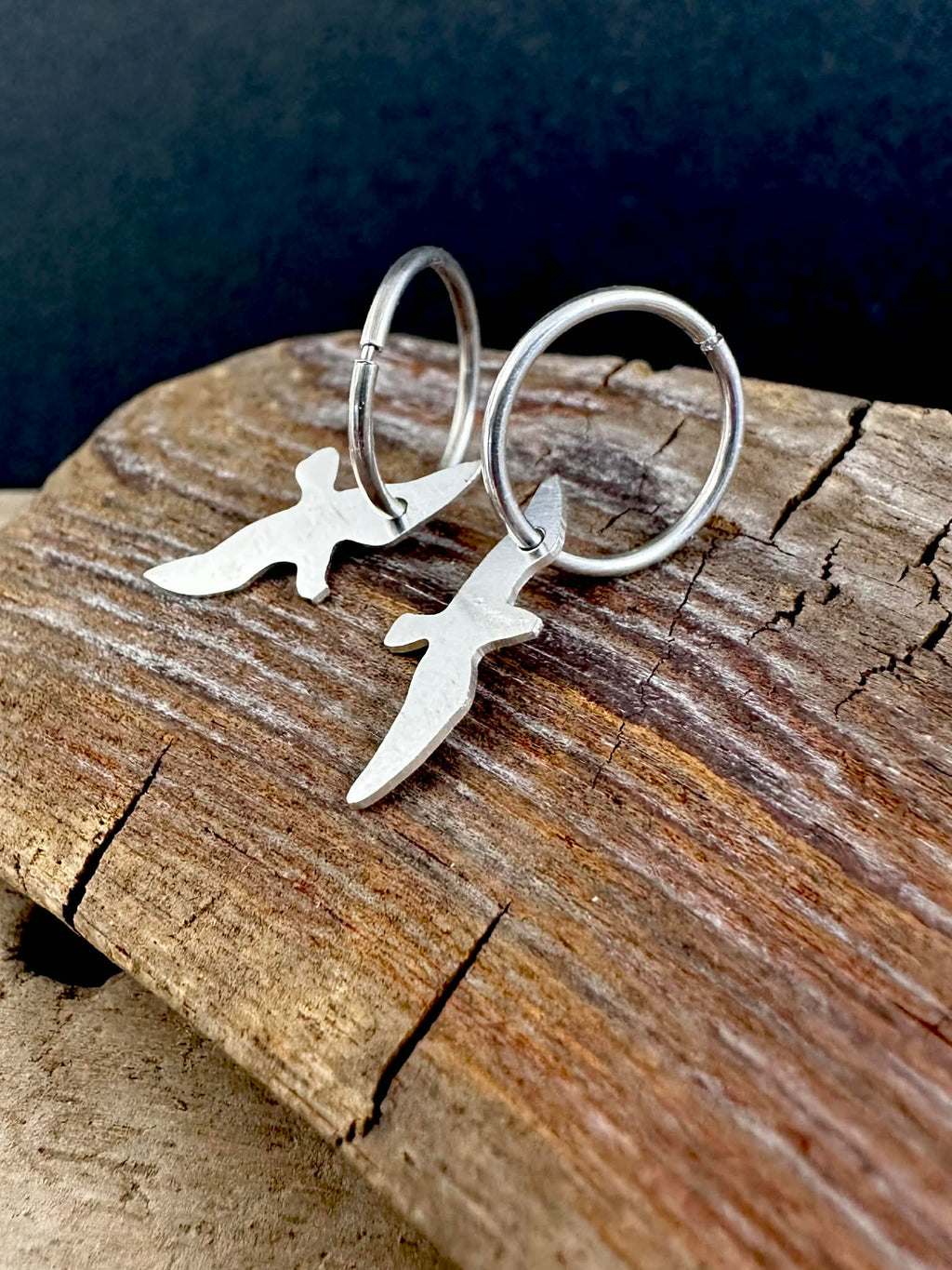 Oiseaux - Boucles d'oreilles sur anneaux