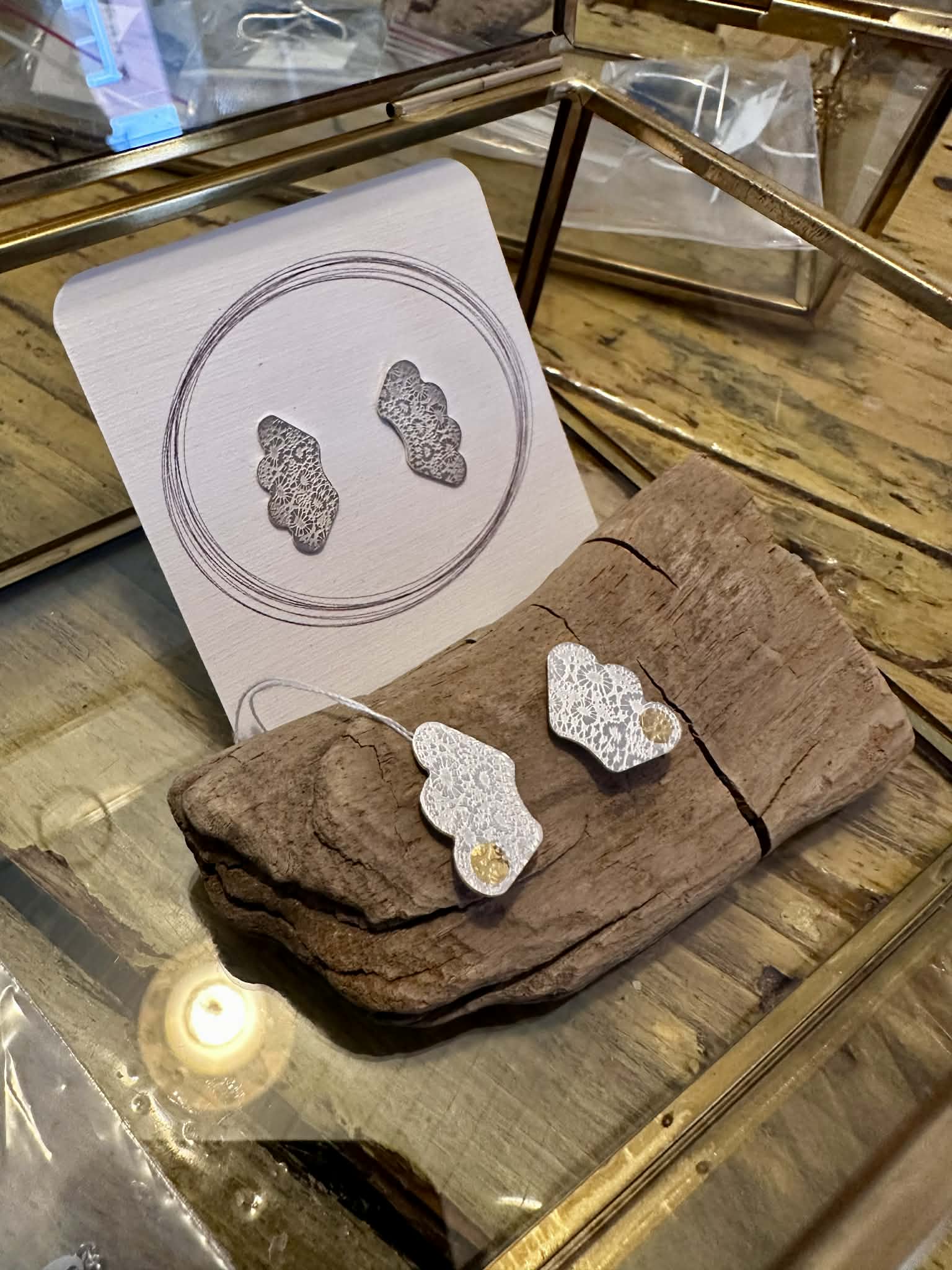 Annabelle - Boucles d'oreilles sur tiges keum-boo