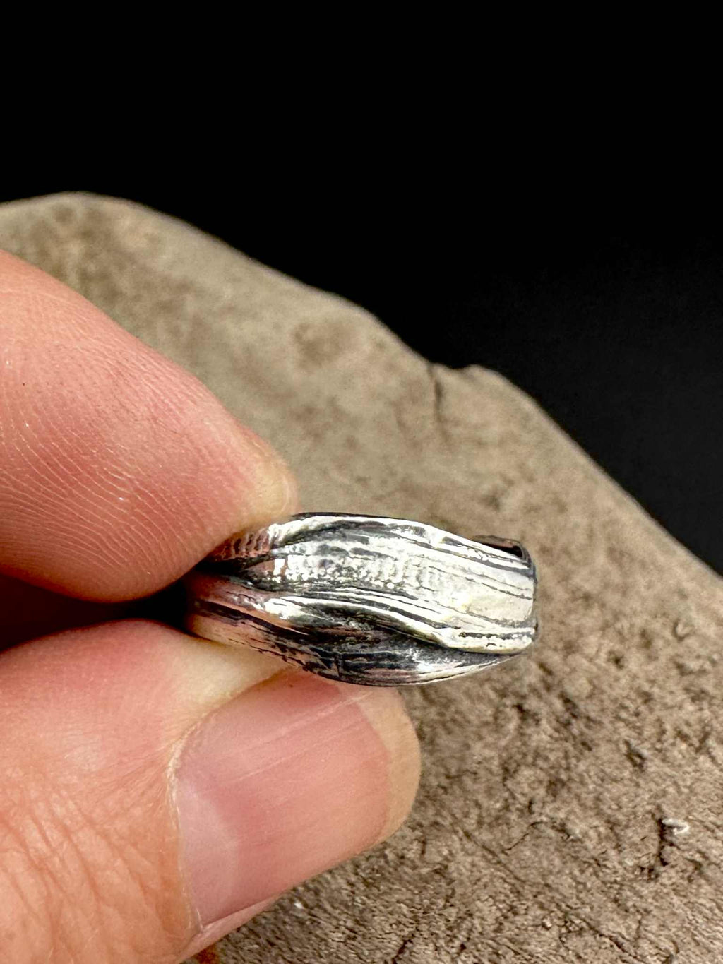 Bague en étain Noeud-2