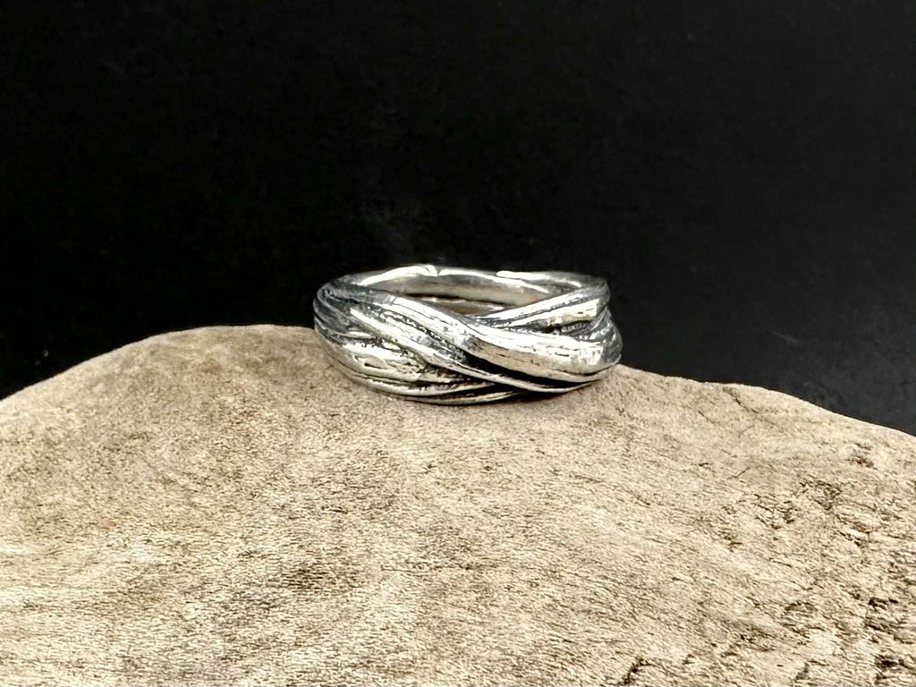 Bague en étain Noeud-3