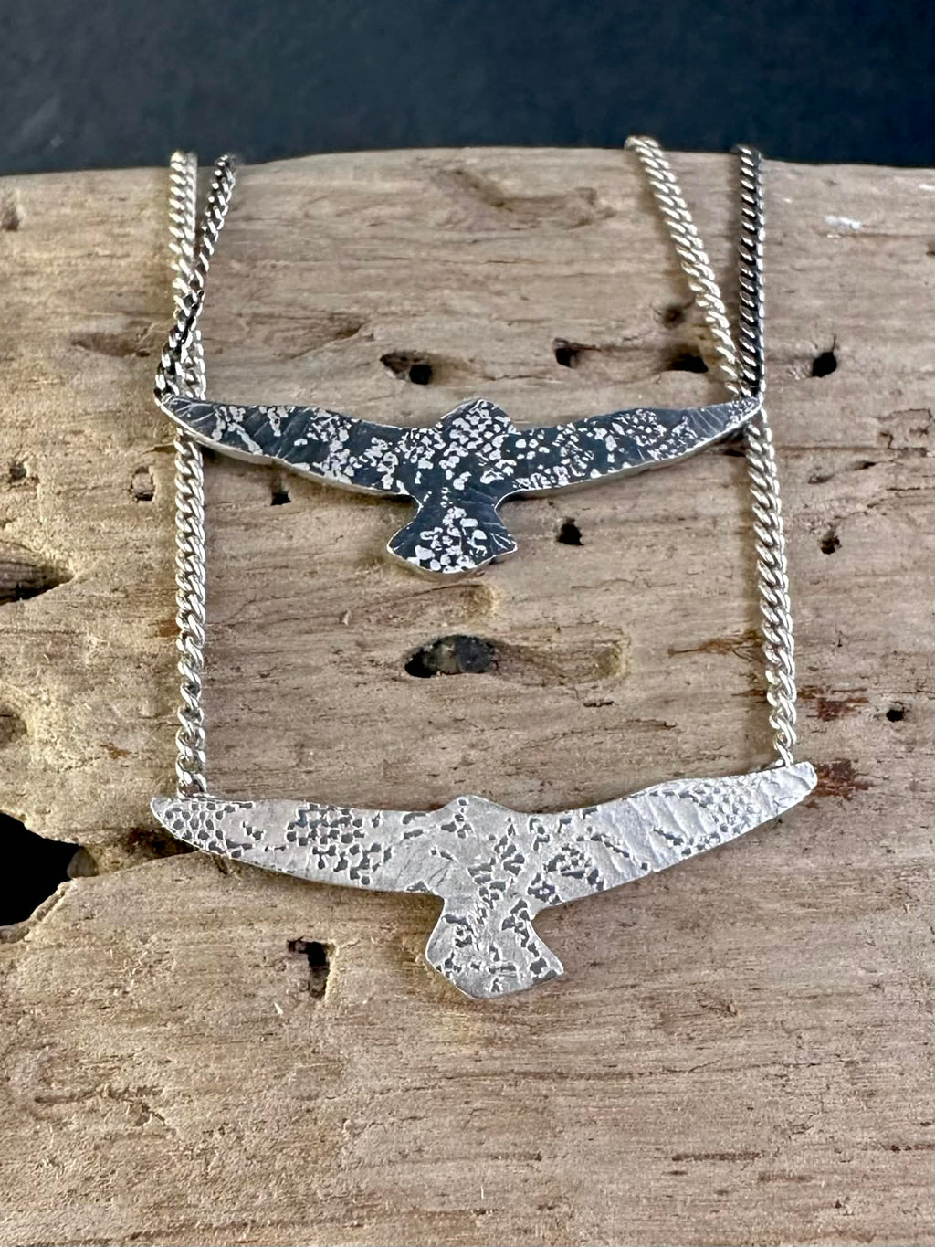 Oiseaux - Collier en argent